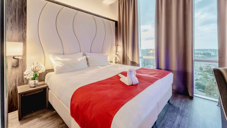 Comfort kamer van Plaza Premium Almere.