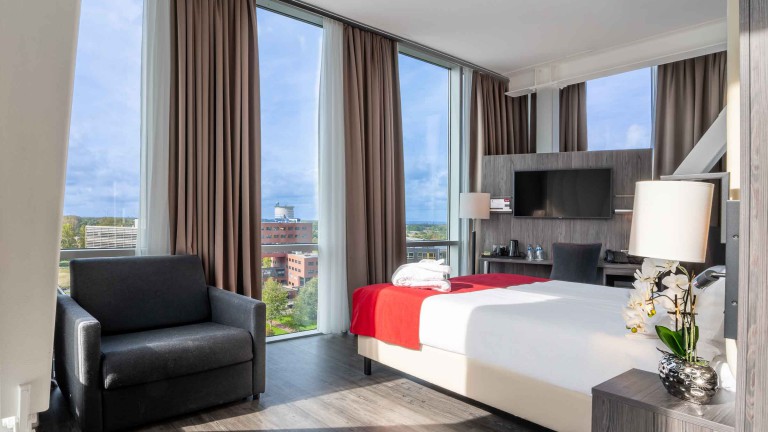 Superior kamer van Plaza Premium Almere.