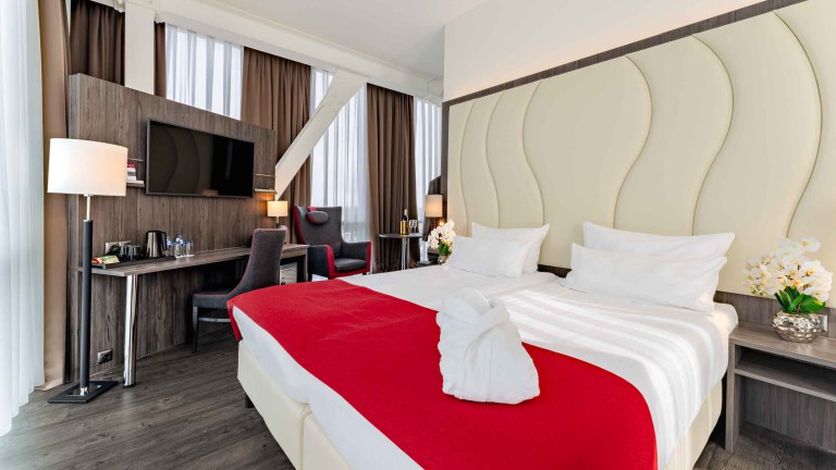 Superior kamer van Plaza Premium Almere.