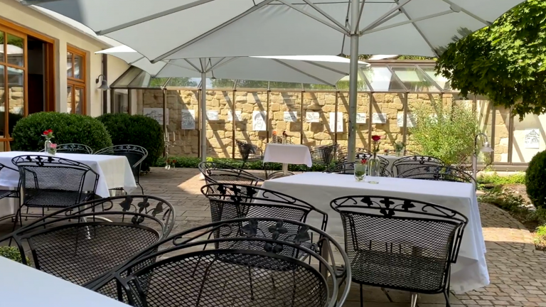 Terrasse - Hotel Restaurant Bibermühle