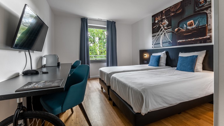 Klassisches Zweibett Zimmer - Velotel Brugge