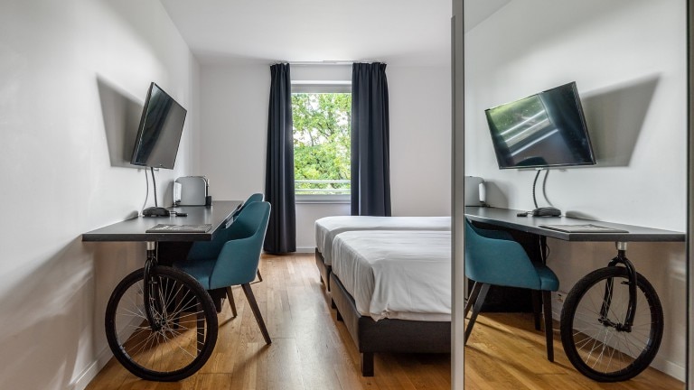 Classic twin kamer - Velotel Brugge