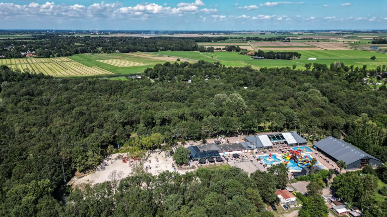 Ansicht von oben - Camping Wedderbergen