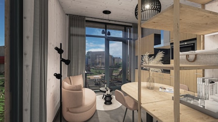 Wohnzimmer und Küche - Roompot Klein Vink