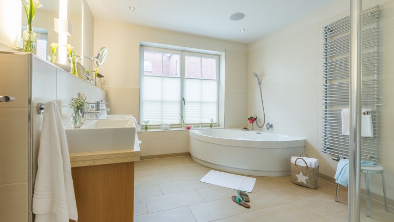 Junior-Suite Badezimmer - Romantik Hotel Reichshof