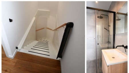 Treppe und Badezimmer - Appartementen Skylgerduin