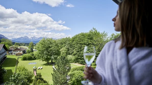 Uitzicht balkon - Hotel Bannwaldsee