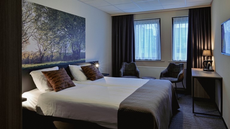 Komfortzimmer mit Bad – Hotel Restaurant Talens Coevorden