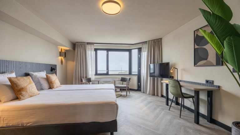 Deluxe twin kamer (gerenoveerd) - Leonardo Hotel IJmuiden Seaport Beach