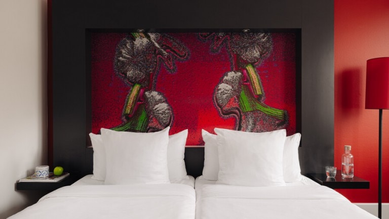 Standardzimmer mit zwei Einzelbetten