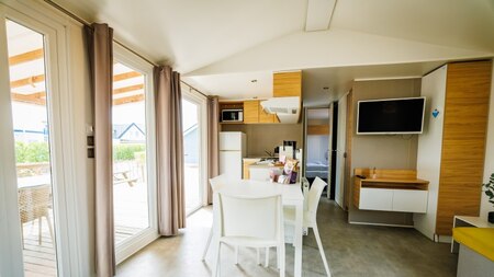 Woonkamer - Vakantiepark Eiland van Maurik Woonkamer - Vakantiepark Eiland van Maurik