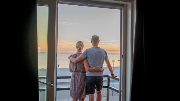 Zuiderzeezicht balkon - Strand hotel Vigilante