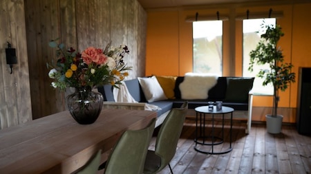 Woonkamer - Vakantiepark Mölke Woonkamer - Vakantiepark Mölke