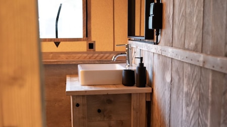 Badkamer - Vakantiepark Mölke Badkamer - Vakantiepark Mölke