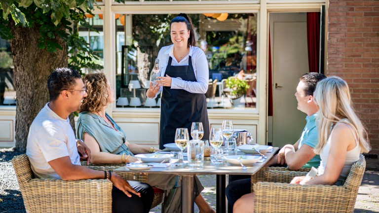 Terras - Hotel de Wereld