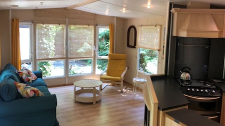 Aussicht Wohnzimmer/Küche - Camping Siesta 