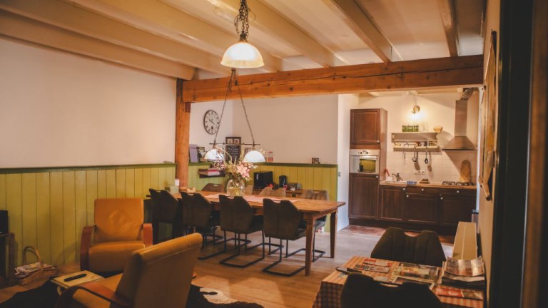 Woonkamer - Bed and Breakfast Annen