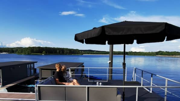 Houseboat met dakterras - Huren Houseboat