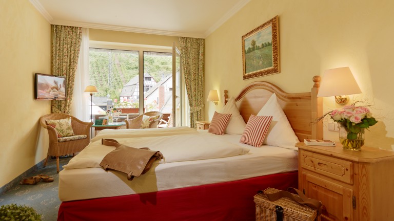 Comfort kamer met balkon - Ringhotel Bömers Mosel Landhotel