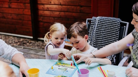 Spielende Kinder - Recreatiepark Het Eperwoud