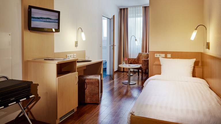 Eenpersoonskamer - Hotel Imperial Düsseldorf
