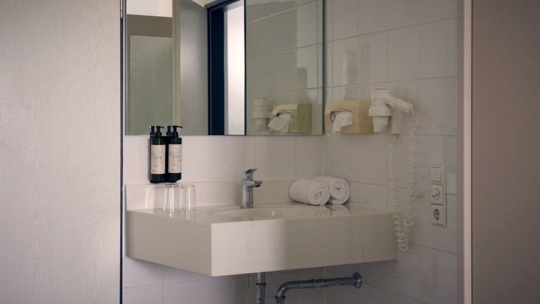 Badkamer - Van der Valk Hotel Spornitz