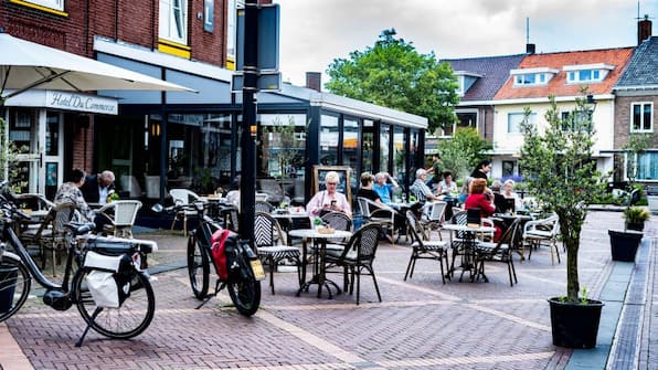 Terrasse - Hotel Du Commerce Oostburg Terrasse - Hotel Du Commerce Oostburg