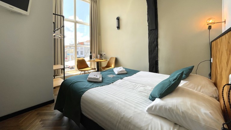 Kleine tweepersoonskamer- Hotel Hector Zierikzee - Hotel Hector Zierikzee