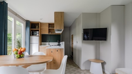 Woonkamer - RCN Vakantiepark de Roggeberg Woonkamer - RCN Vakantiepark de Roggeberg