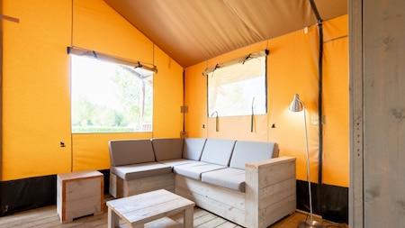 Wohnzimmer - Villa Zelt Camping Betuwe