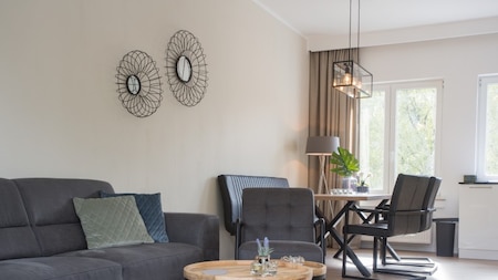 Wohnzimmer - Apartments Alte Schule Züschen
