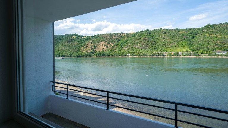 Standaardkamer met balkon- en Rijnzicht - besttime Hotel Boppard