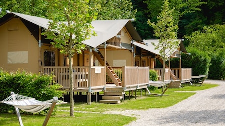 Außenansicht - Dorf Camping 't Geul Tal