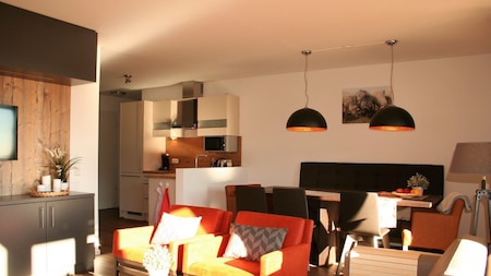 Wohnzimmer - UplandParcs Residenz WintebergKüche - UplandParcs Residenz Winterberg