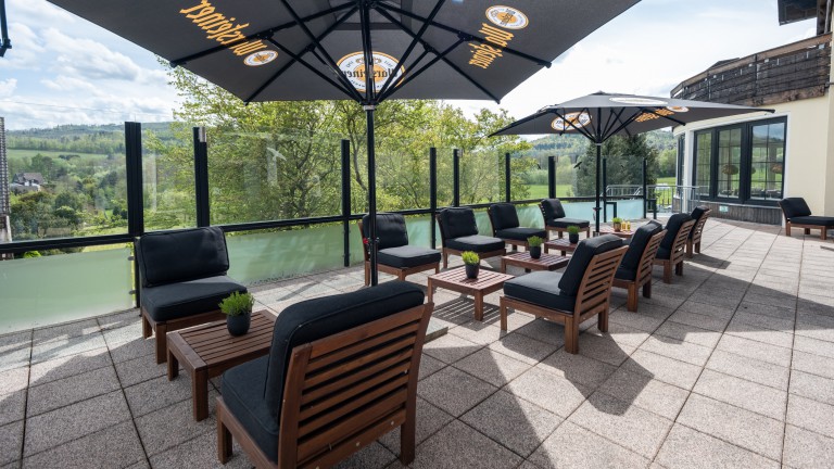 Terras - Hotel Der Wolfshof