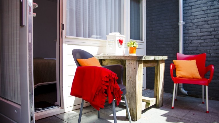 Luxus-Doppelzimmer mit Terrasse – Übernachtung mit Frühstück Pension Perruque