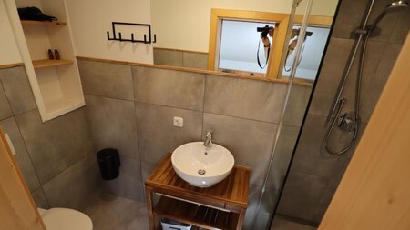 Badezimmer - Berg Moment