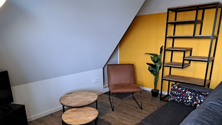 v Woonkamer - Fewo Westkapelle