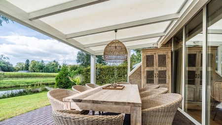 Terrasse - Bungalowpark Emslandermeer
