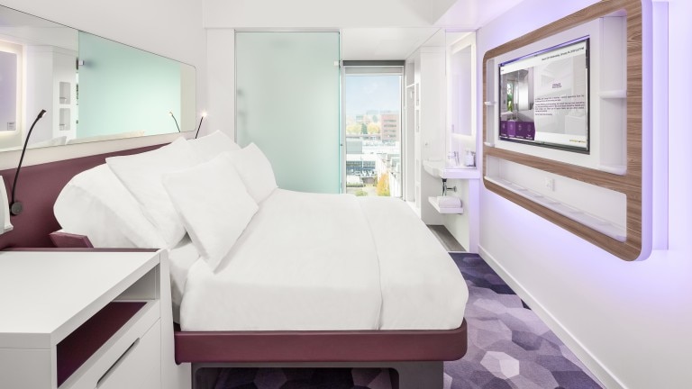 Premium queen kamer - YOTEL Amsterdam