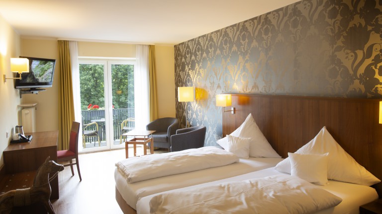 Standaard kamer rivierzijde - Hotel Bad Emser Hof