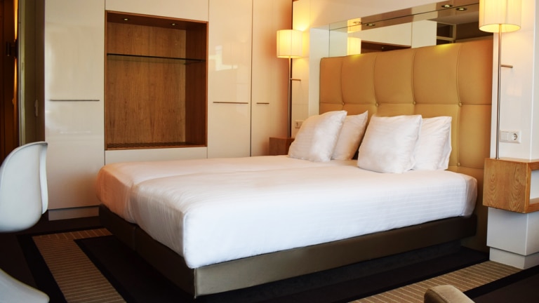 Landzijde kamer - Westcord Hotel Schylge