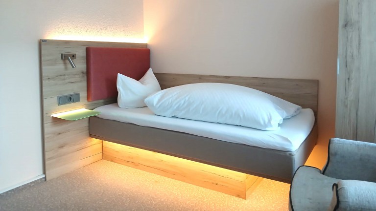 Eenpersoonskamer - Hotel Hahnenkleer Hof