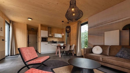 Woonkamer - Vakantiepark de Nollen Woonkamer - Vakantiepark de Nollen