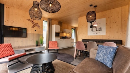 Woonkamer - Vakantiepark de Nollen Woonkamer - Vakantiepark de Nollen