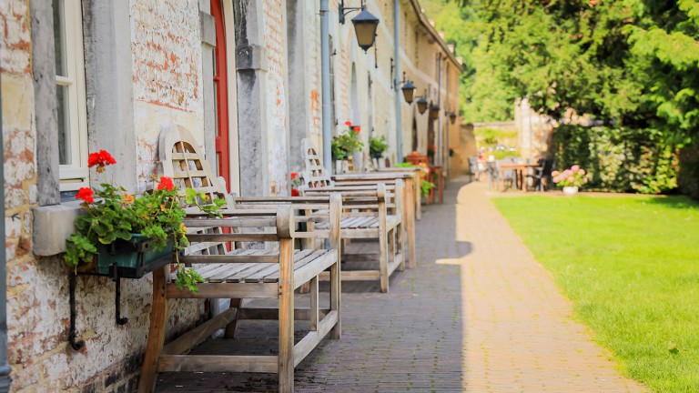 Tuin - Kasteel Schaloen Vakantiewoningen