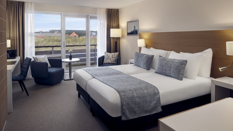 Superior land-duinzijde kamer - Westcord Strandhotel Seeduyn