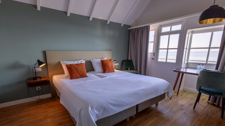 Moderne comfort kamer met Markermeerzicht - Hotel Spaander Volendam