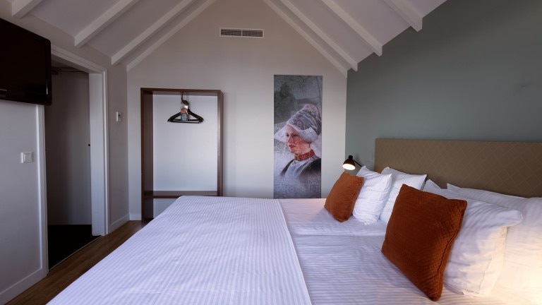 Moderne comfort kamer met Markermeerzicht - Hotel Spaander Volendam