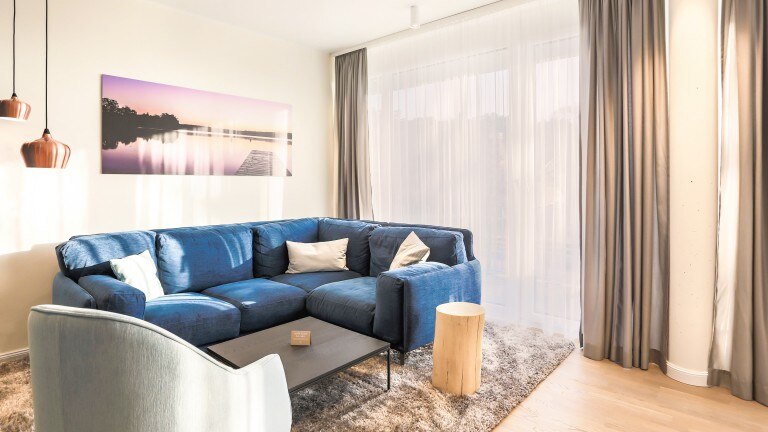 Fortuna suite landzicht - Maremüritz Yachthaven Resort